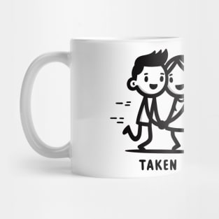 "on the run" Relationship Status Mug